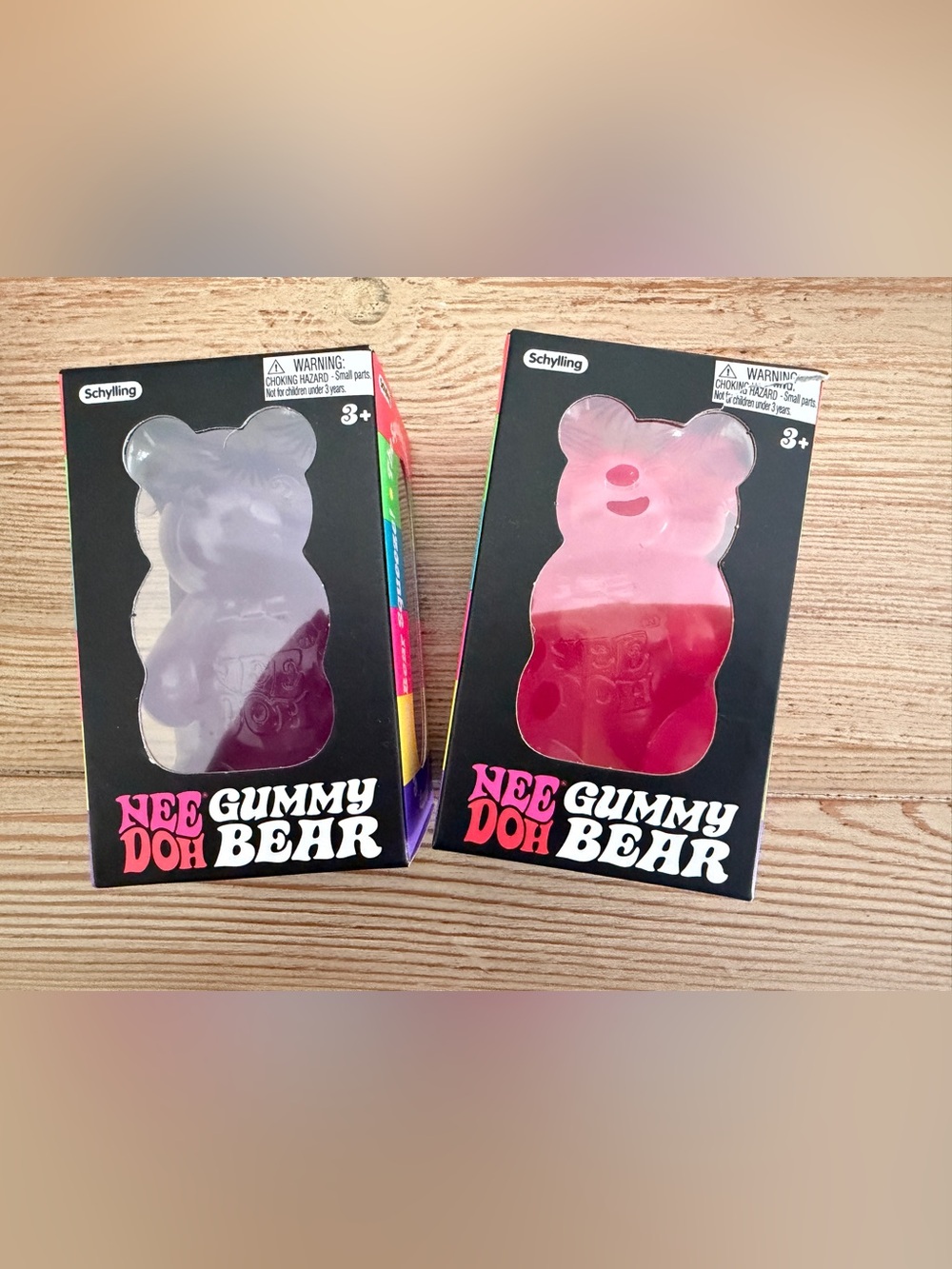 Needoh Gummy Bears, Pink & Purple
